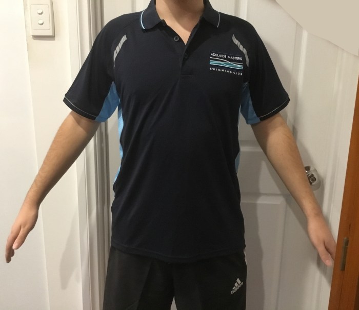 Men's navy Adelaide Masters polo shirt