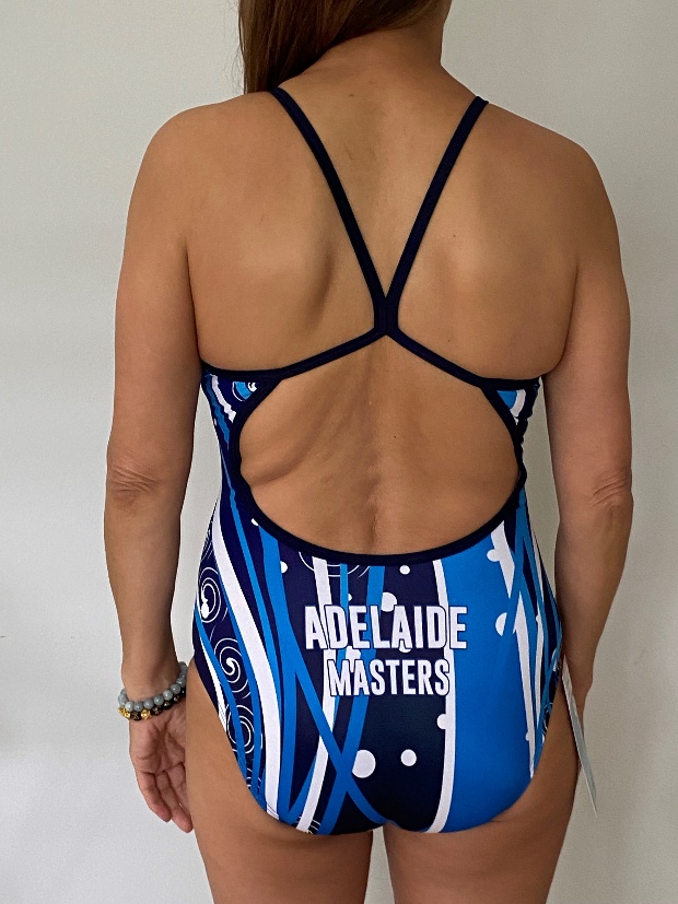 Women's narrow strap bathers, back