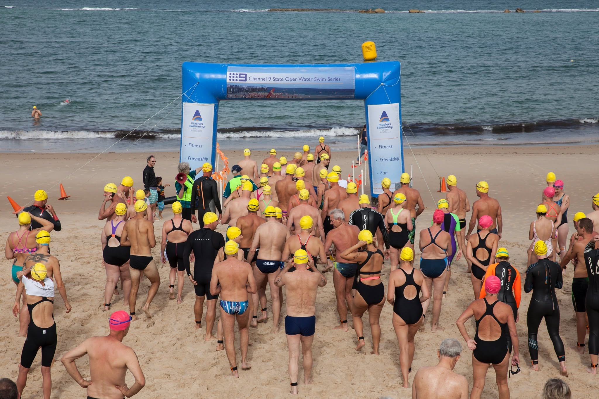 Start of Noarlunga Reef Swim